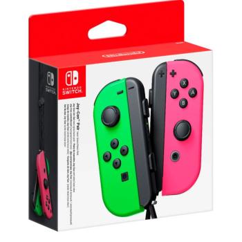 Joy-Con Original For Nintendo Switch (NS) Neon Pink/Neon Green (Pair) (Джойконы Для Свитч)