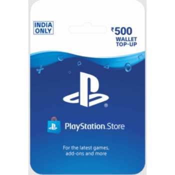 Пополнение бумажника для PlayStation Store 500 рупий (Индийский регион)