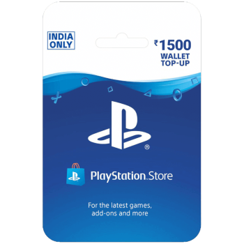 Пополнение бумажника для PlayStation Store 1500 рупий (Индийский регион)