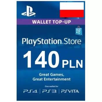 Пополнение Бумажника Для PlayStation Store 150zl (Регион Польша)