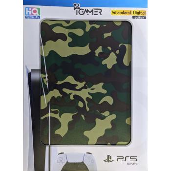 IGAMER Виниловая наклейка на PlayStation 5 (Green Camouflage)