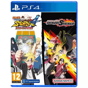 Naruto Shippuden Ultimate Ninja Storm 4 Road to Boruto + Naruto Shinobi Striker (PS4) (Рус) (Б/У)
