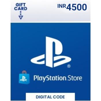 Пополнение бумажника для PlayStation Store 4500 рупий (Индийский регион)