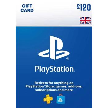 Пополнение Бумажника Для PlayStation Store 120 Pound (Регион Великобритания)